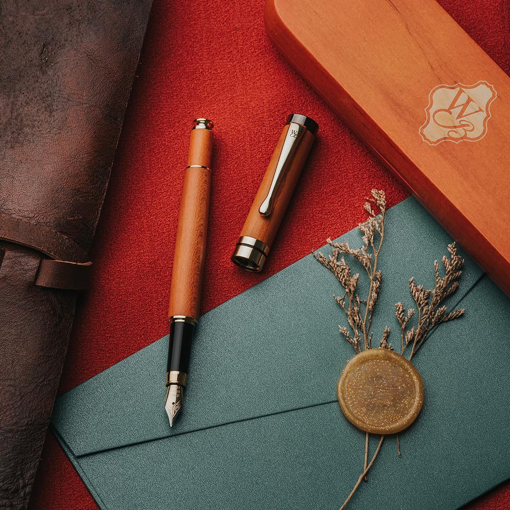 Amazon.co.jp: Wordsworth & Black の万年筆セット、高級竹材 - 極細