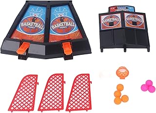 Desktop Basketball Shooting Game Toy, Puzzle Interesting Finger Catapult Basketball Game Toy for Party (Dual Playing)
