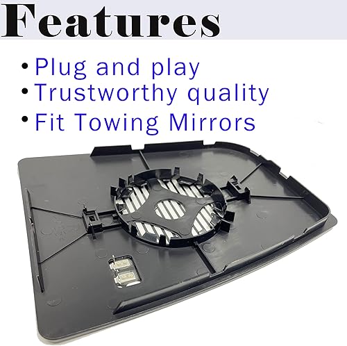 Miniatura 4 de Ford Transit - Espejo lateral para pasajero, calentado, eléctrico, convexo, compatible con Ford Transit T150 T250 T350 2015-2021