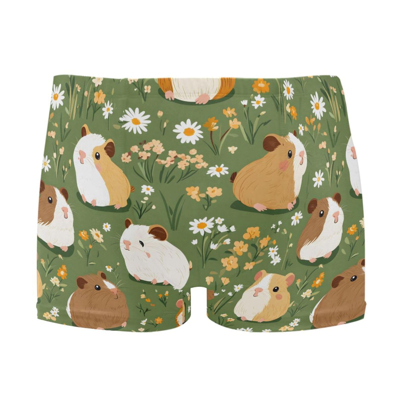 UMIRIKO Cute Guinea Pigs Daisy Men Swim Brief Square Leg Swimsuit Swimwear Bathing Suits for Men M 202b8037