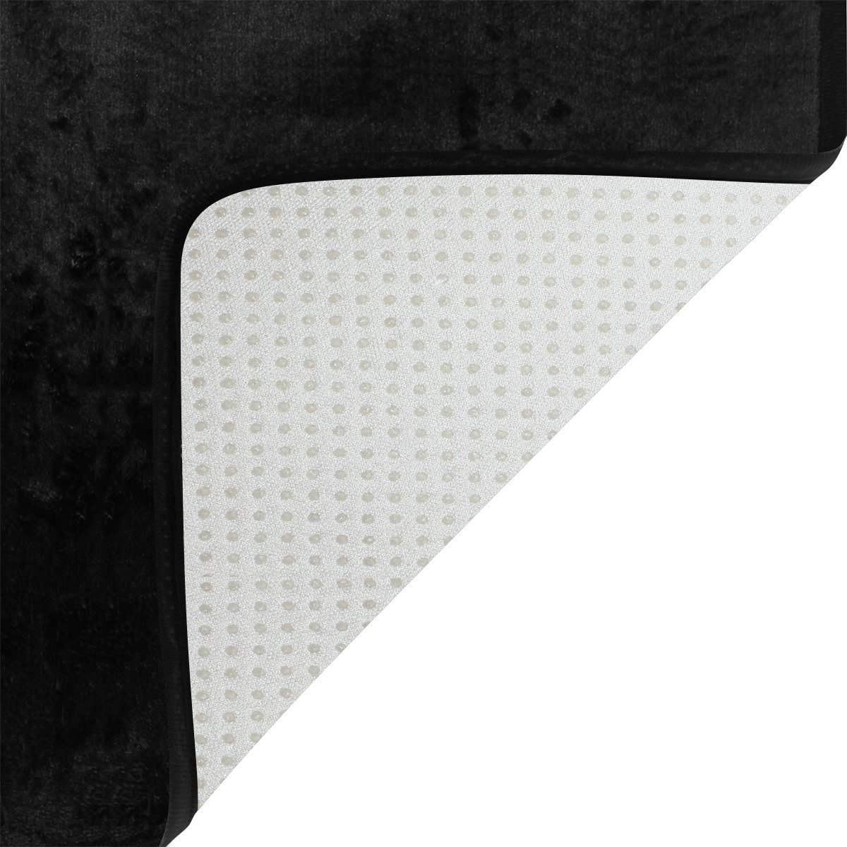 Mnsruu Tapis Ethnique éléphant psychédélique pour Salon Chambre à Coucher Noir, Tissu, Multicolore, 183cm x 122cm(6 x 4 Feet)