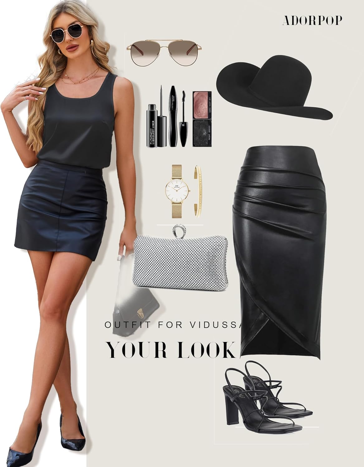 Silk Camisole Tops for Women - Satin Scoop Neck Tank Summer Shirts Sleeveless Basic Blouse Dressy Casual - Image 3