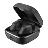 ACCENTUM True Wireless Earbuds - Crystal-Clear Sound with Hybrid ANC, Ergonomic Design, 28-Hour Battery Life, Touch Interface, Black