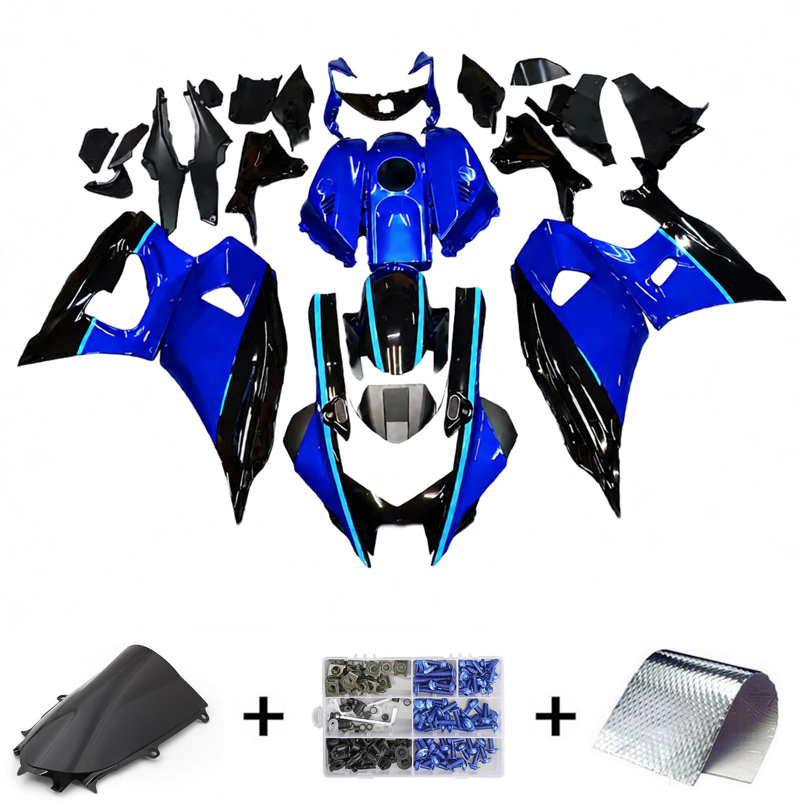 Amazon | Bruce & Shark(ブルース・サメ）YZF-R7カウル 適用ヤマハ YZF