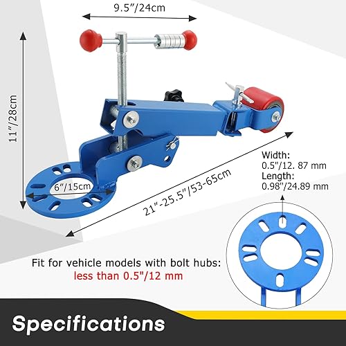 Miniatura 3 de Fender Roller Tool Lip Reforming Extending Tool | Heavy Duty Wheel Arch Roller Flaring Former,Fender Roller for Automobile Maintenance