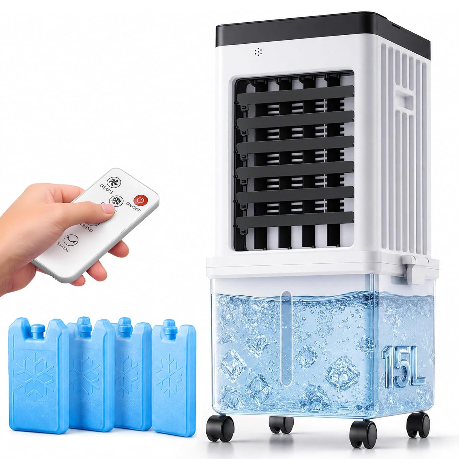 WilkSxyc Portable Air Conditioners, Swamp Cooler, Evaporative Air Cooler