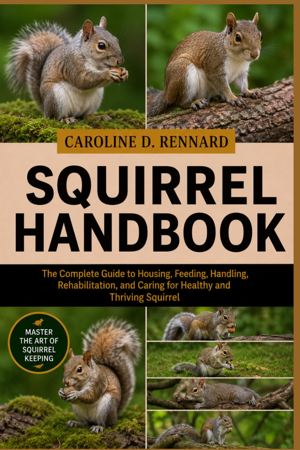 SQUIRREL HANDBOOK: The Complete Guide to Housing, Feeding, Handling, Rehabilitation, and Caring for Healthy and Thriving Squirrel