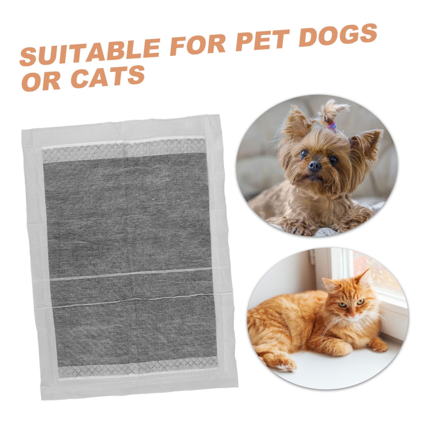 Alfombrilla Absorbente para Orina de Mascotas, Almohadilla Desechable de Tela No Tejida, Ligera 33x45 Cm para Uso en Exteriores y Viajes, Paquete de 100 Unidades