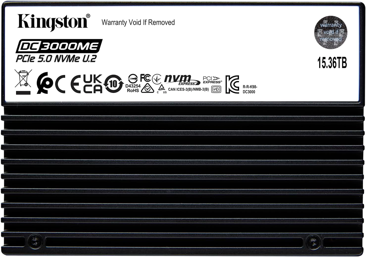 15.36TB KIOXIA CD8P-R Series KCD8XPUG15T3 1 DWPD 2,5" 63,5mm PCIe 5.0 NVMe SIE SAS SSD