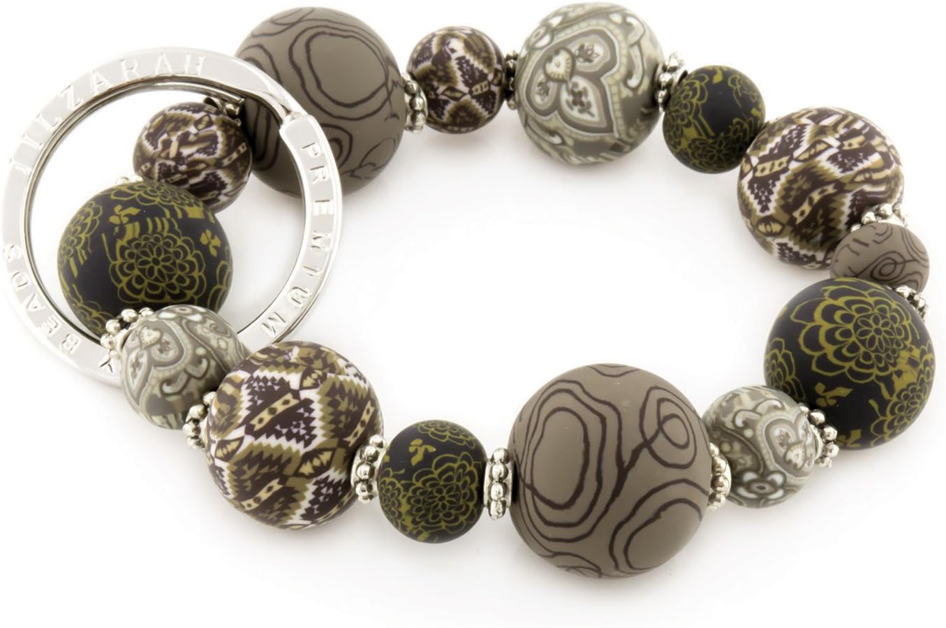 JILZARAH Wrist Keychain - Small (London Grey)