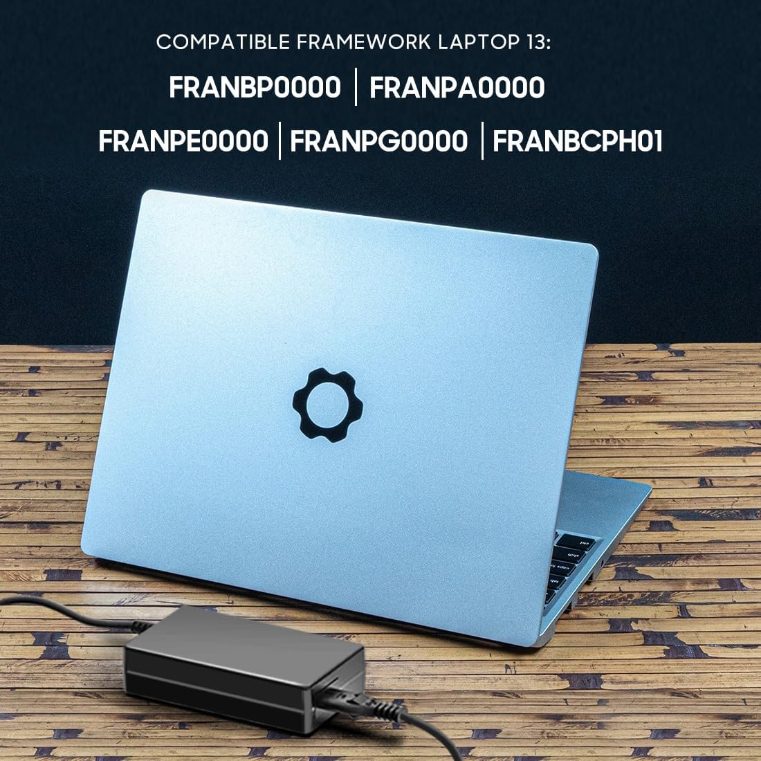 65W 60W USB-C Power Adapter for Framework Laptop 13 2023 13.5” Notebook Portable Computer 13th Gen Intel Core FRANBP0000 FRANPA0000 FRANPE0000 FRANPG0000 FRANBCPH01 Type-C USB C Charger