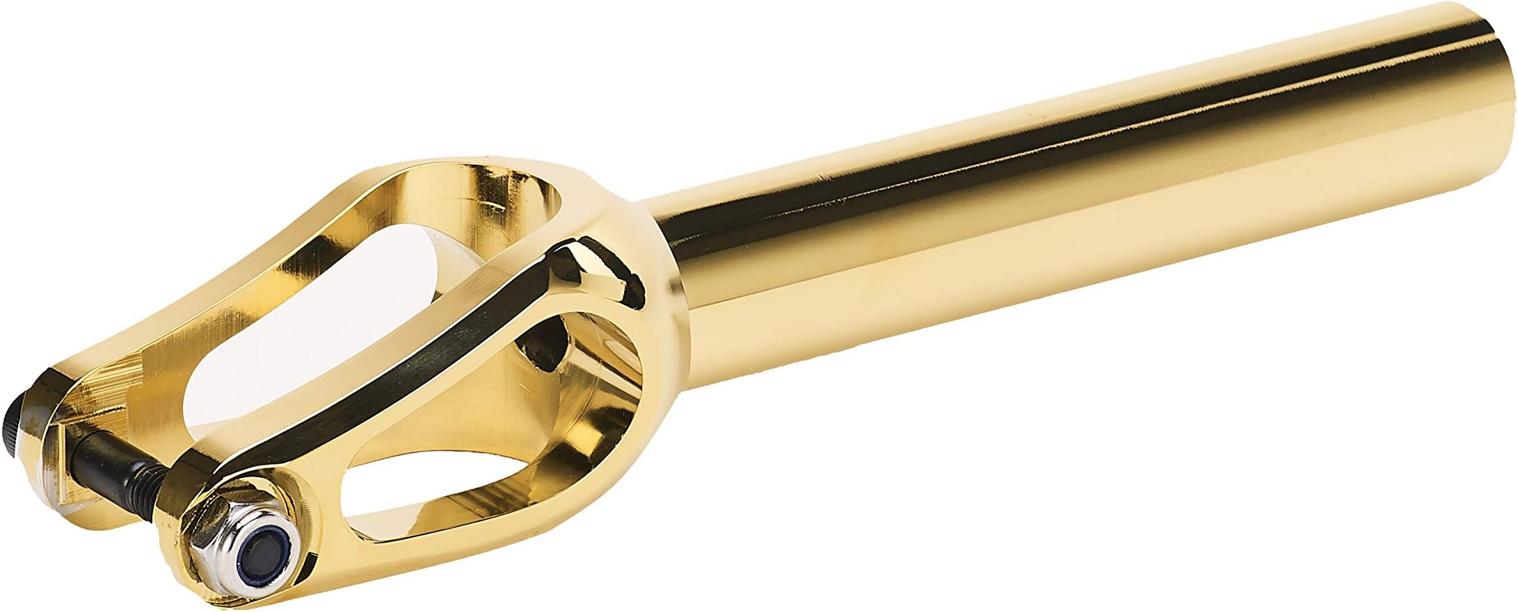 Outrage Gold Chrome SCS Pro Stunt Scooter Aluminium Forks Custom Threadless Offset