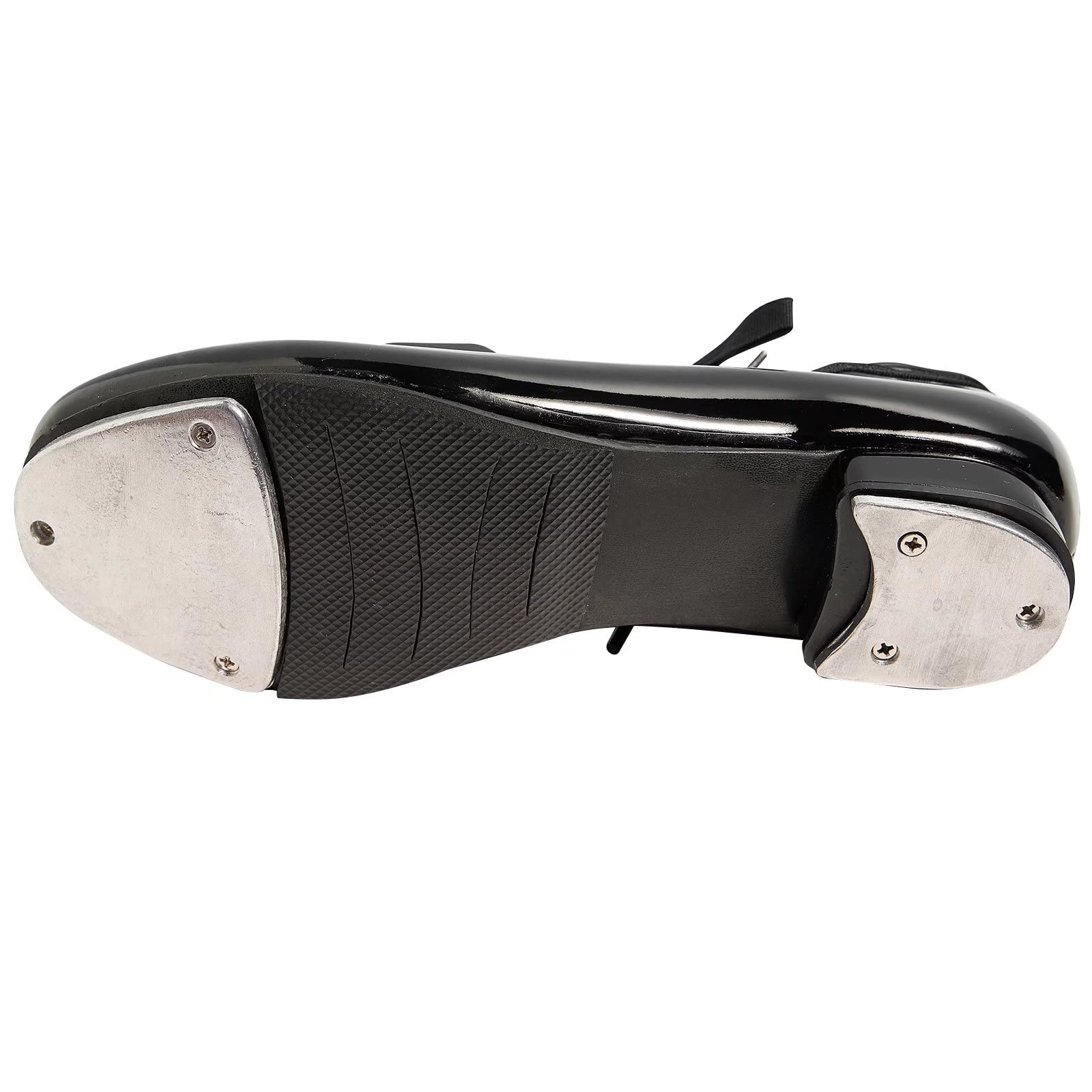 Zapatos de Claque,Mujer Hombre Niños 2.5cm Tacón Zapato de Tap Zapatos Claqué