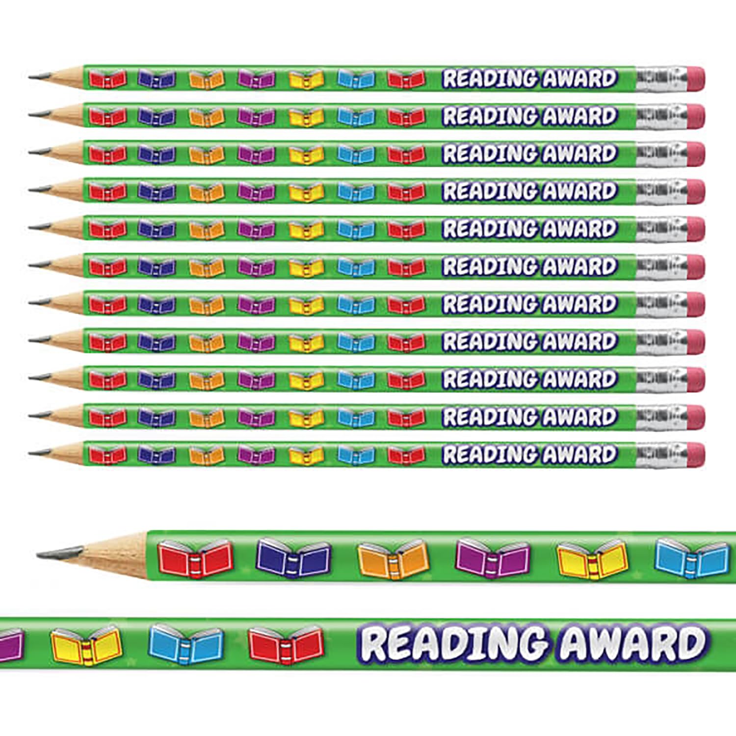24 Reading Award Childrens Pupils School Teachers Reward Pencils Primary Teaching Services
