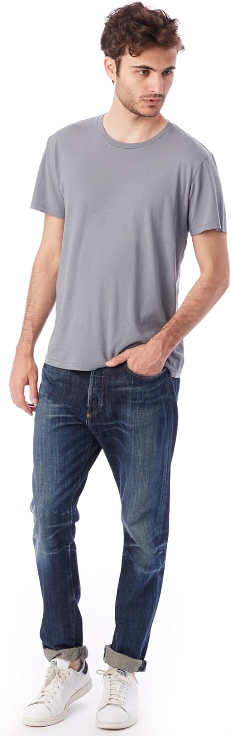 Alternative Men's T Shirt, Organic Cotton Crewneck Shirt - Image 3
