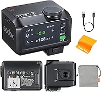 Vista 10 de Godox iFlash iT20 S TTL - Mini cámara flash - Más de 700 flashes, reciclaje de 1.5s, 6 niveles (1/32-1/1 de potencia), batería de litio integrada