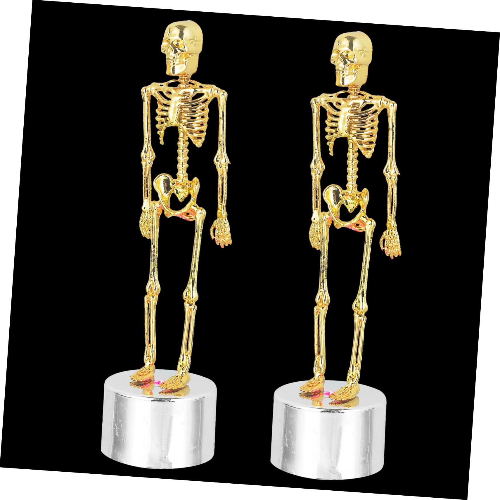 Veemoon 2Pcs Halloween Skeleton Lamp Decor Creative Night Light for Home Bar and Restaurant Decoration Durable Halloween Ornament for Parties and Gifting