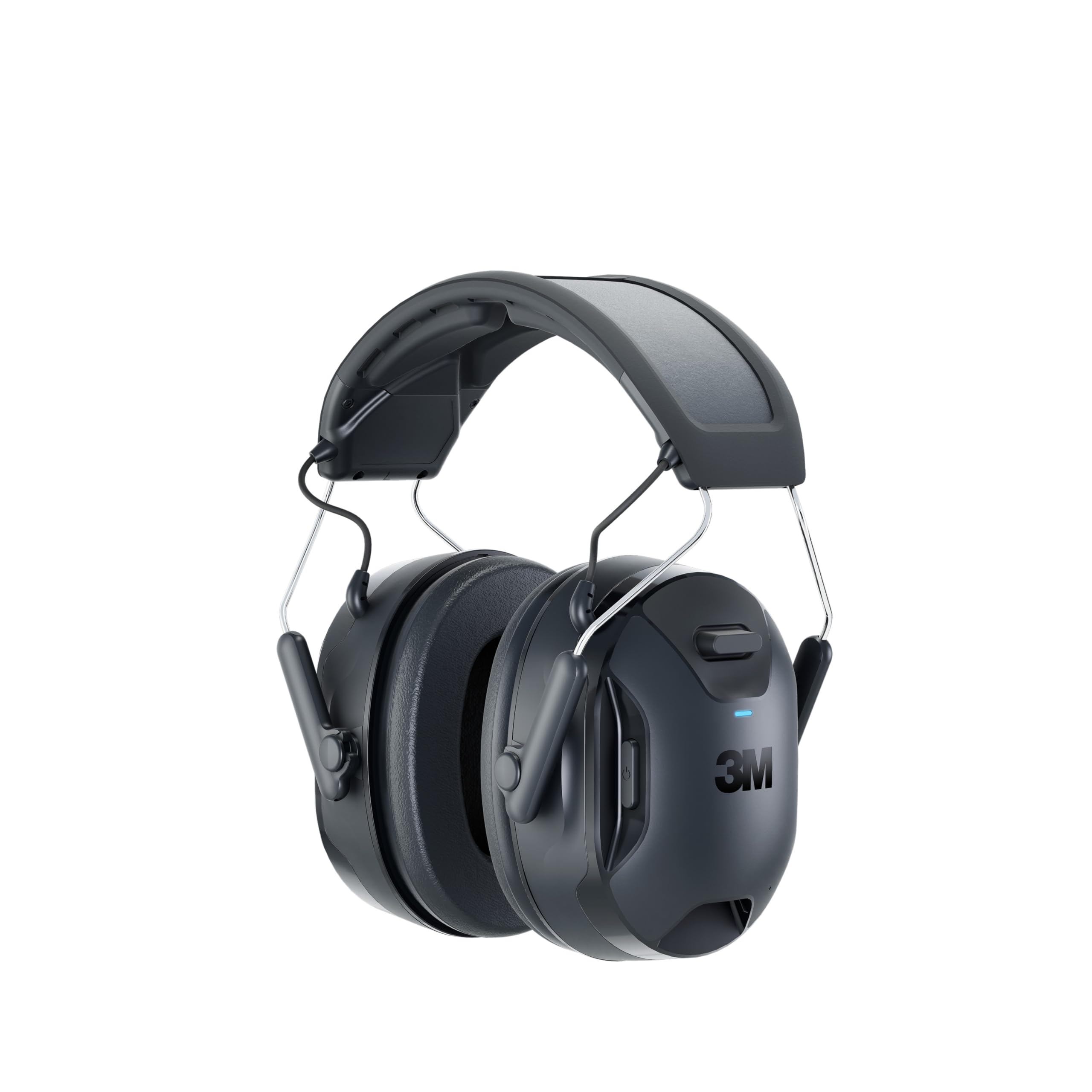 3M WorkTunes Connect & Solar Wireless Hearing Protector with Bluetooth Technology 90573E-1