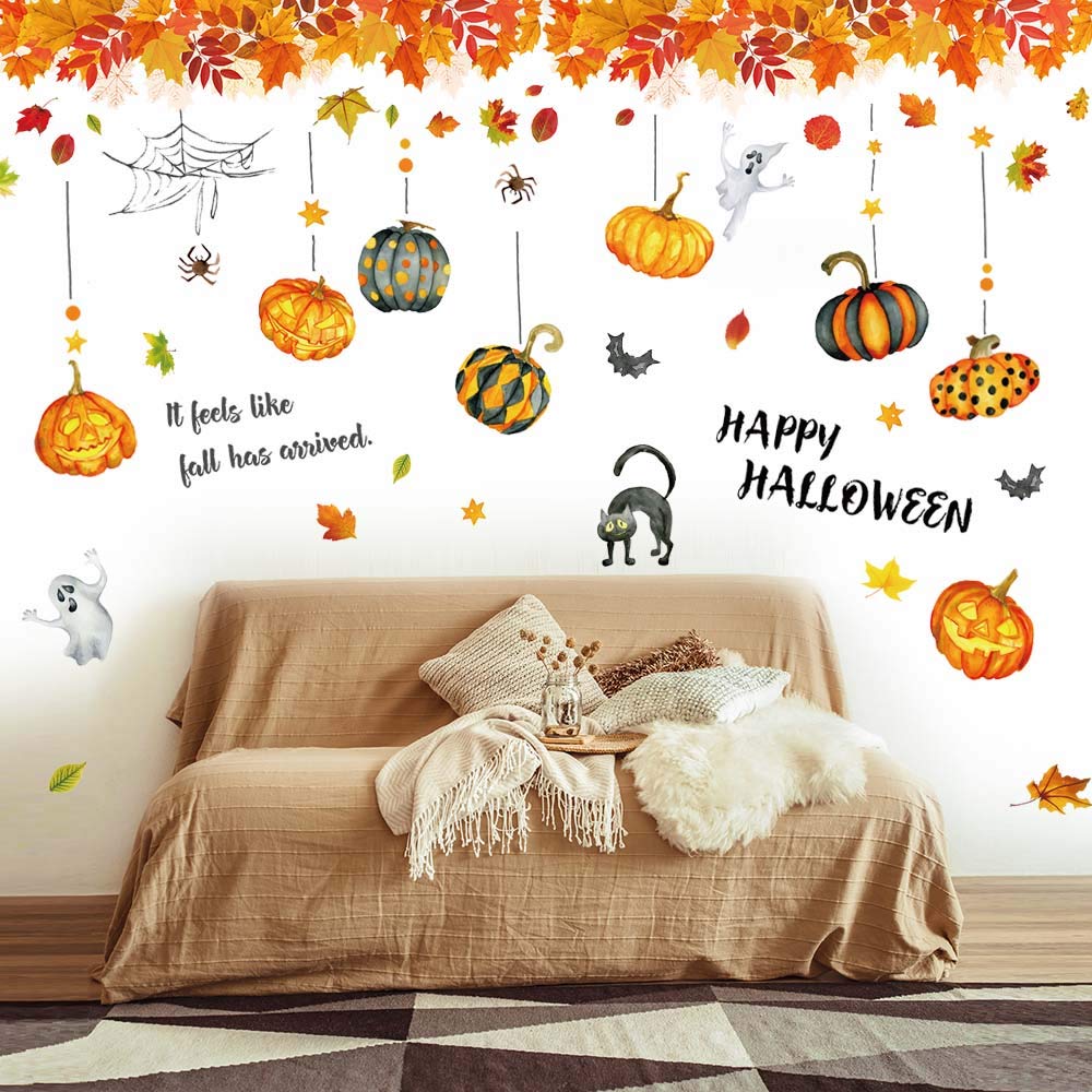 Amazon.co.jp: スクウェアショップ ウォールステッカー 紅葉と