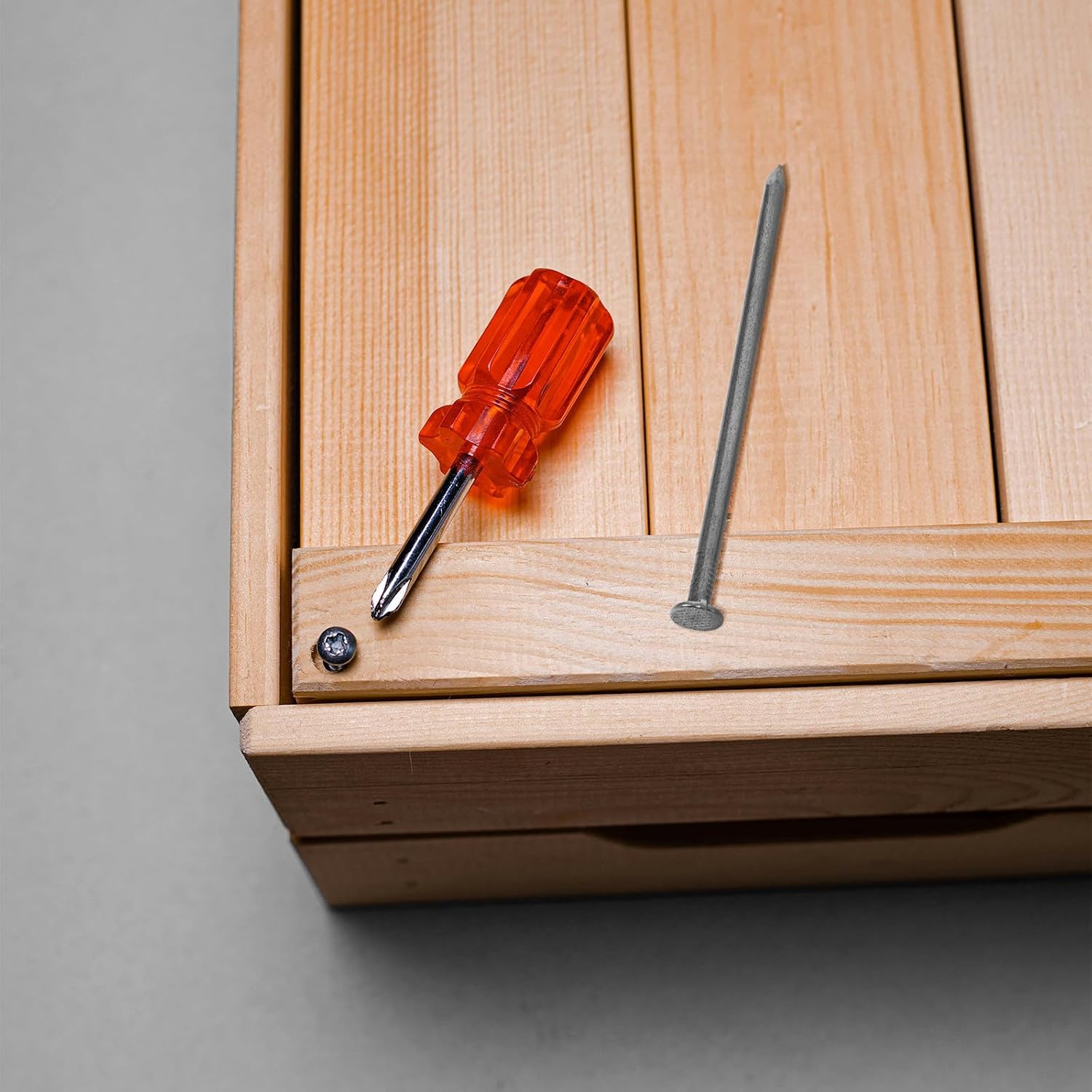 Iron Finishing Nails 500g for Wood and Bricks, Heavy Duty Hardware