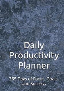 Daily Productivity Planner: 365 Days of Focus, Goals, and Success