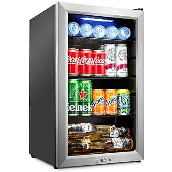 Amazon | Shelddi 冷蔵庫 93L 幅45cm コンプレッサー式 透明