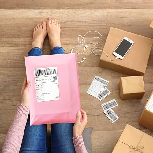 Miniatura 109 de UCGOU Sobres de polietileno de 14.5 x 19 pulgadas, color negro, paquete de 100 bolsas de envío grandes #7, sobres de correo gruesos fuertes y Negro