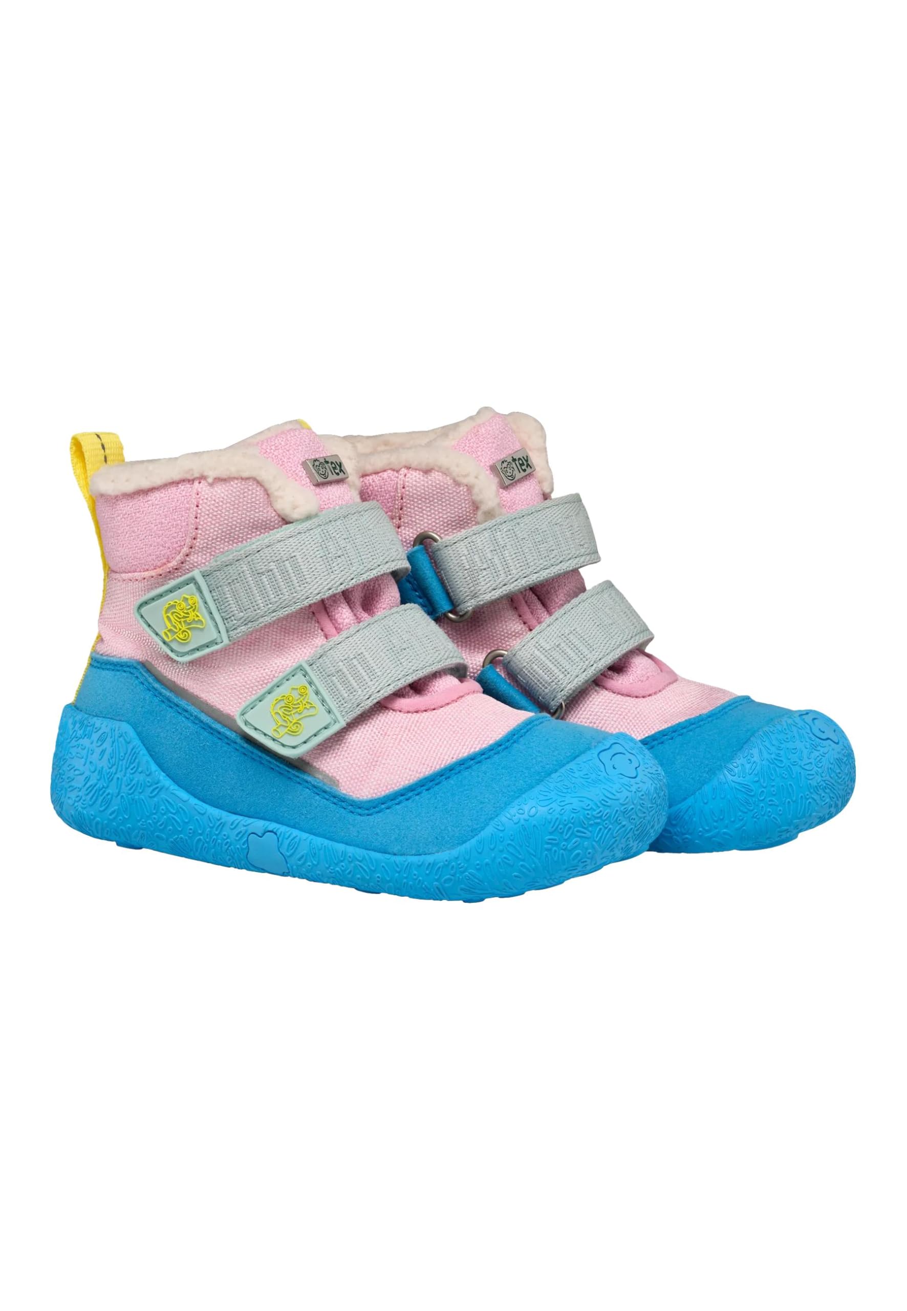 Affenzahn Lauflerner Winterstiefel Vegan Snuggy rutschfest, mit Klettverschluss, wasserdicht, warm gefüttert, leicht, Größe 19-25