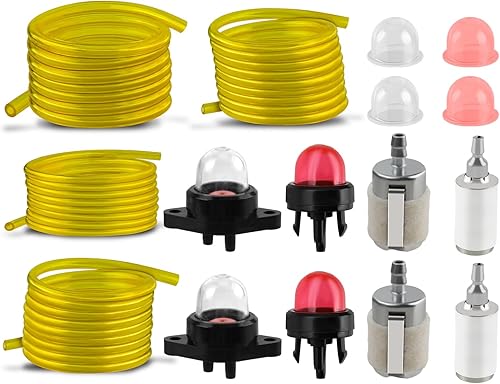 Miniatura 4 de Fuel Lines 530095646 - Filtro de combustible para motosierra Hus Ryobi Homelite Craftman, cortadora de cuerdas, soplador de hojas de 2 tiempos Echo