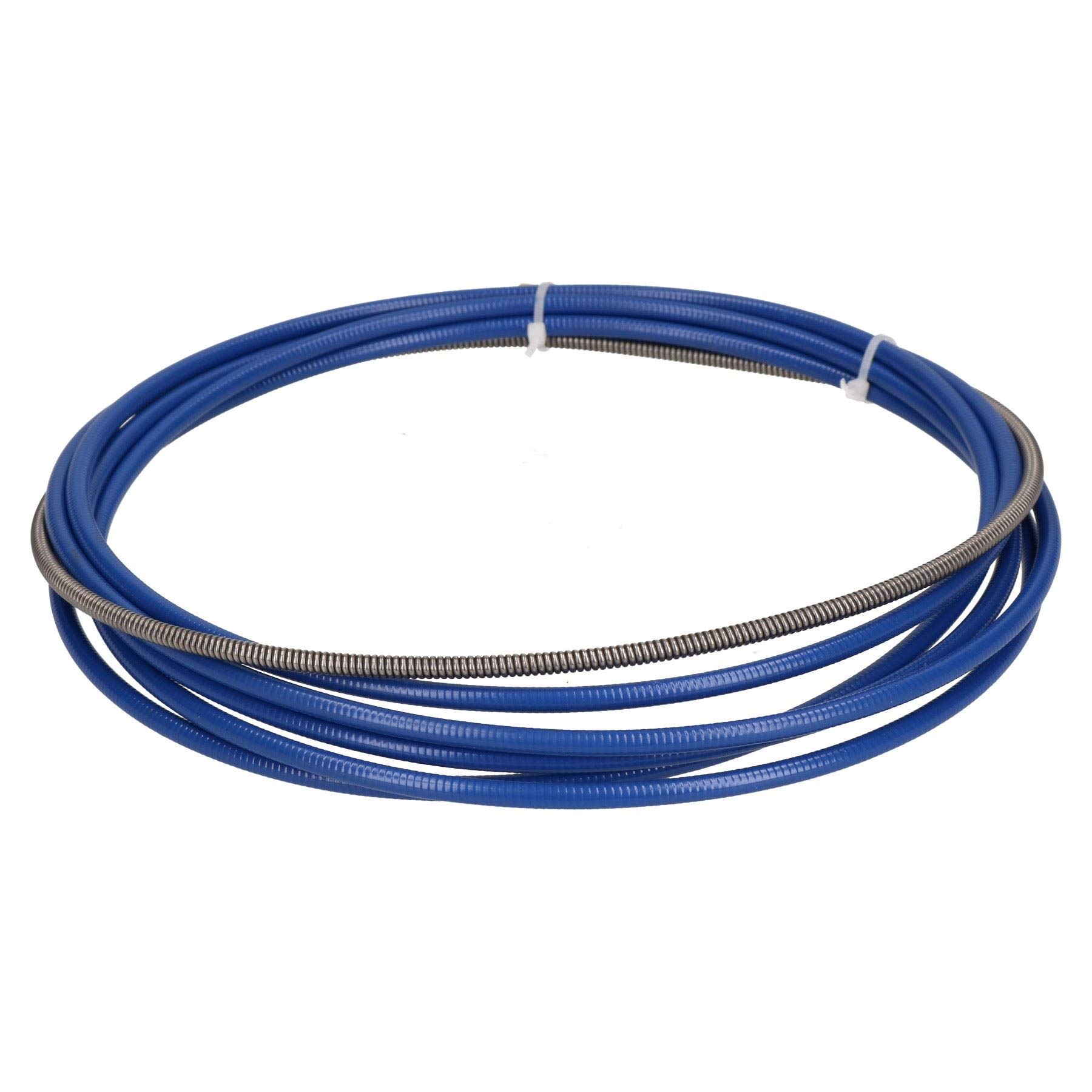 P.C. Liner Wire 0.6-0.9mm x 3M Welding Blue Steel Plastic Coated MIG Torch