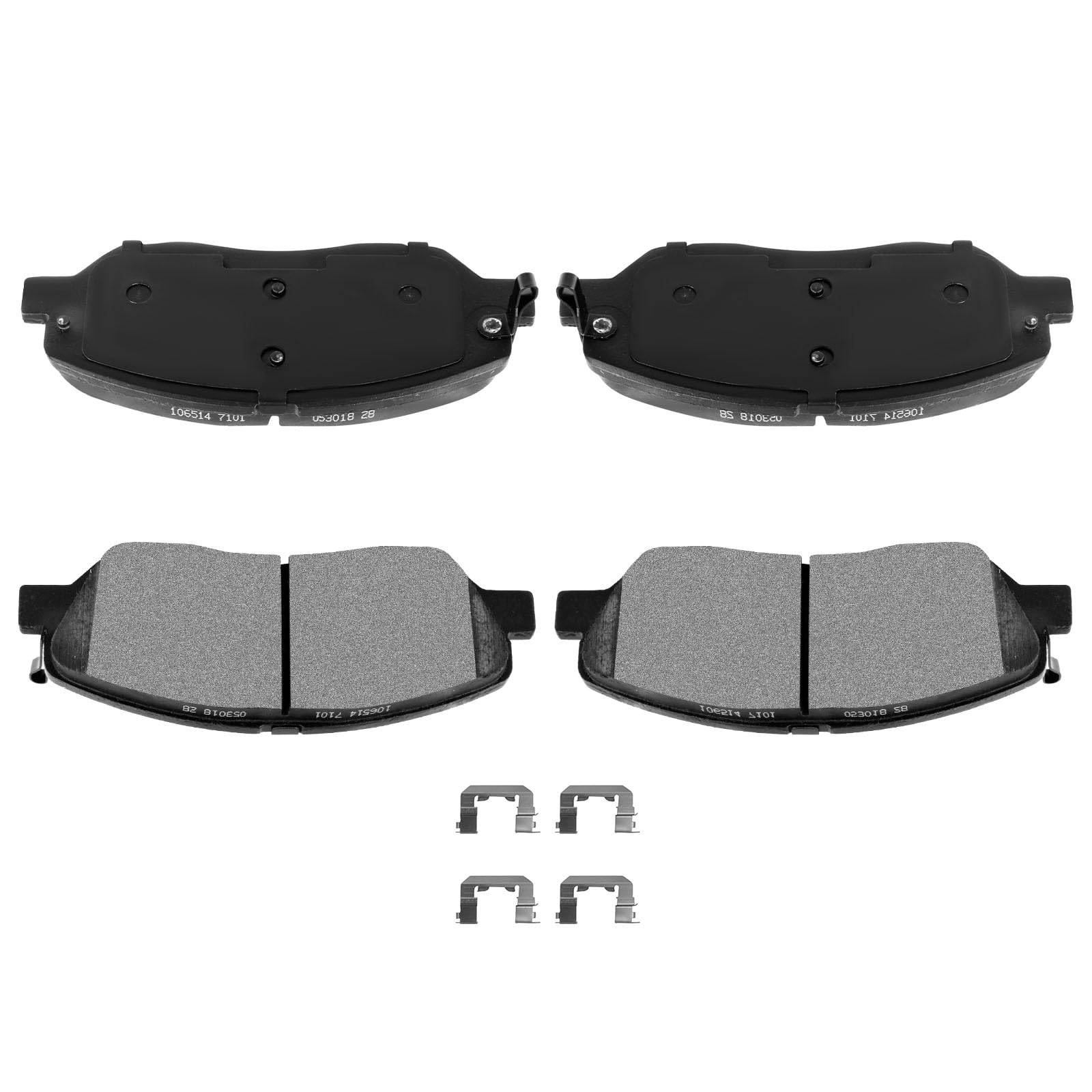 AUTOMUT - Ceramic Disc Brake Pads Front D1202 w/Hardware