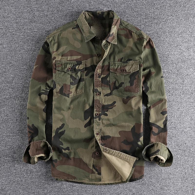 Chemise cargo homme anti déchirure manches longues pour randonnée