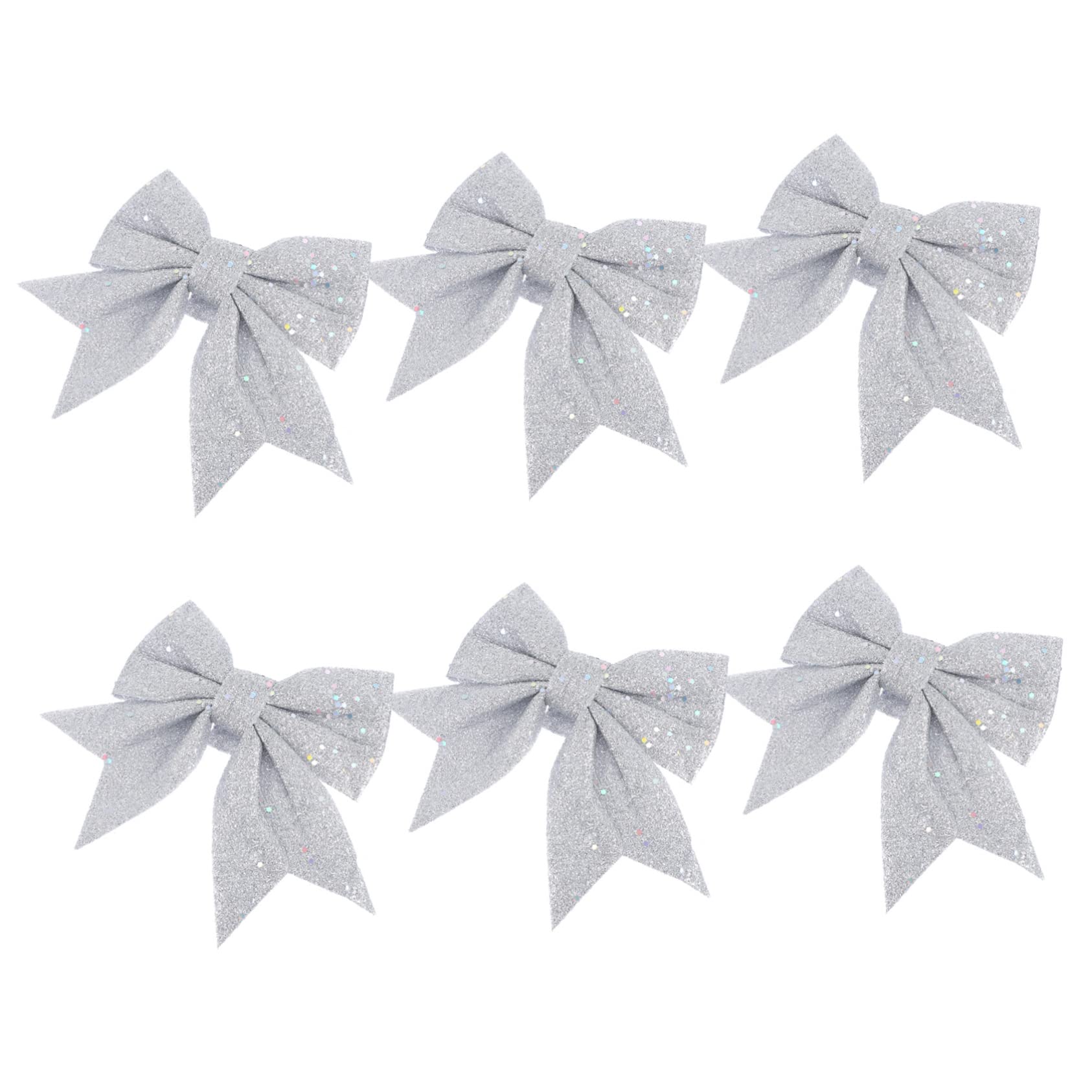 6pcs Adornos De Navidad Colgantes De Lentejuelas Decoraciones para Árboles Adornos para Árboles