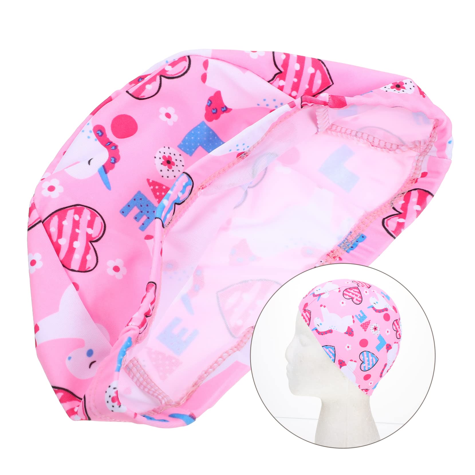 6 Pcs Cuffia Da Nuoto Cuffia Per Piscina Cuffia Elastica Per Il Nuoto Cuffia Da Nuoto Del Fumetto Cappello Per Le Donne Visiera Da Bagno Per Bambini Cuffie Per Le Donne Cappello