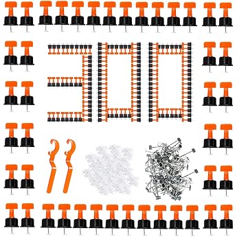 Tile Levelling System Set 302 Pieces Wedges Plastic Tile Accessories
