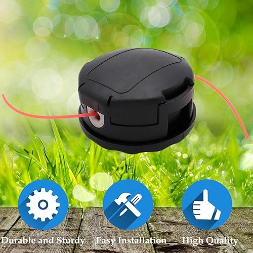 Miniatura 2 de 5 cabezales de recortadora universales compatibles con Echo Speed Feed 400 SRM225 SRM140 SRM202 SRM200 SRM210 PAS210 PAS211 PAS225 Shindaiwa 22T