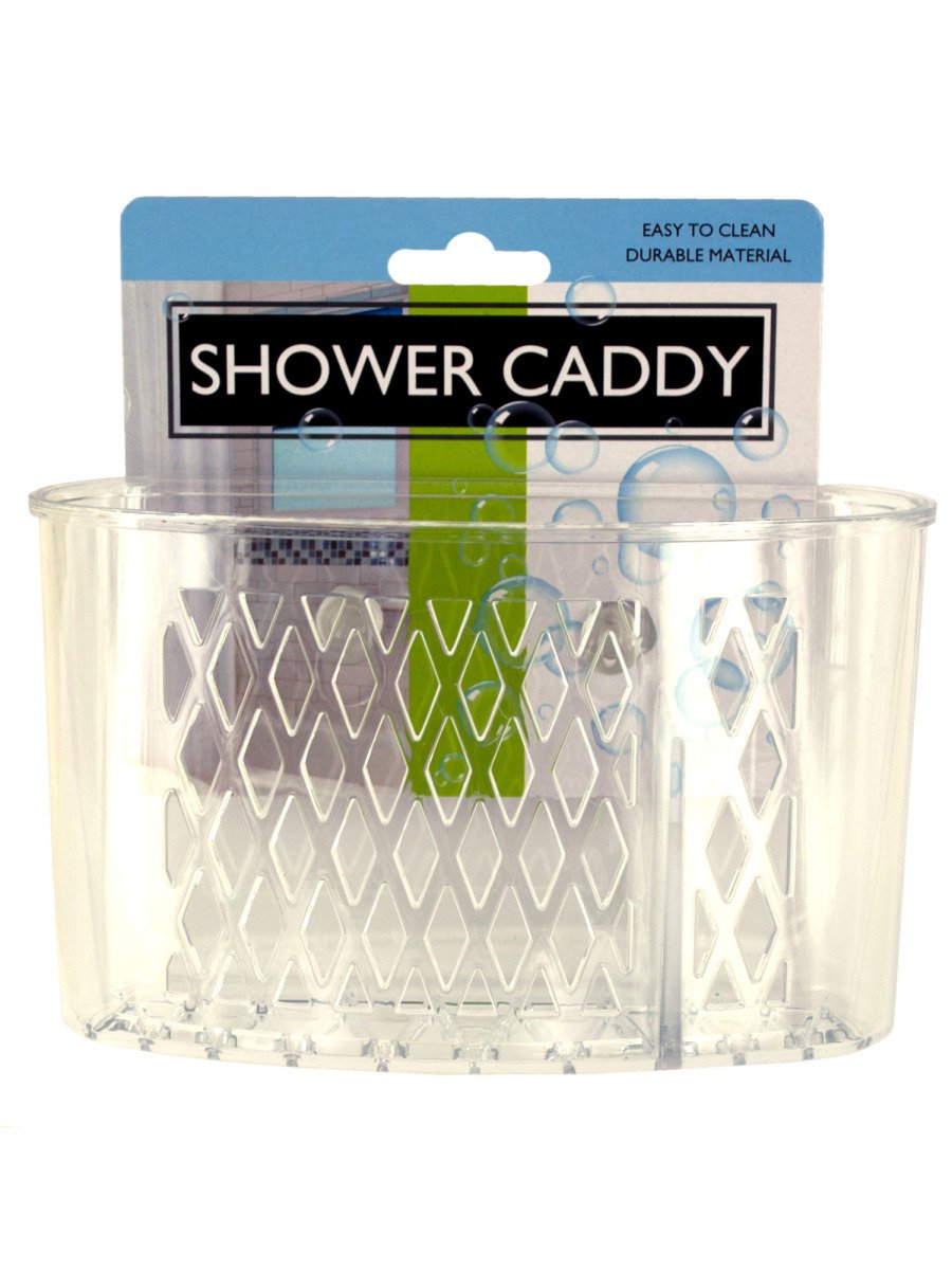 Kole Transparent Shower Caddy with Suction Cups