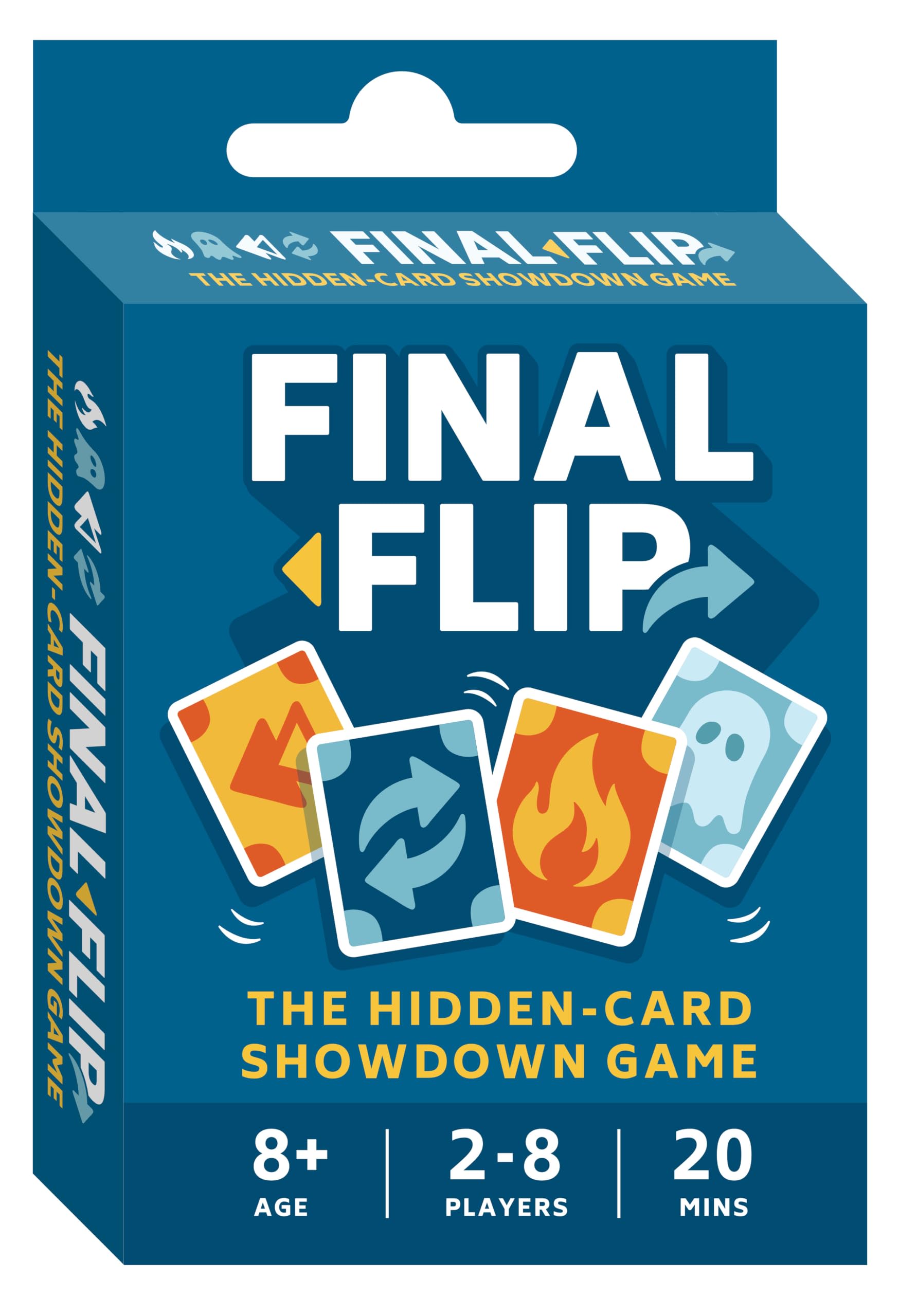 Final Flip Card Game for 2-8 Players | Fast-Paced Family & Party Game | Ages 8+ | 20 Minute Gameplay