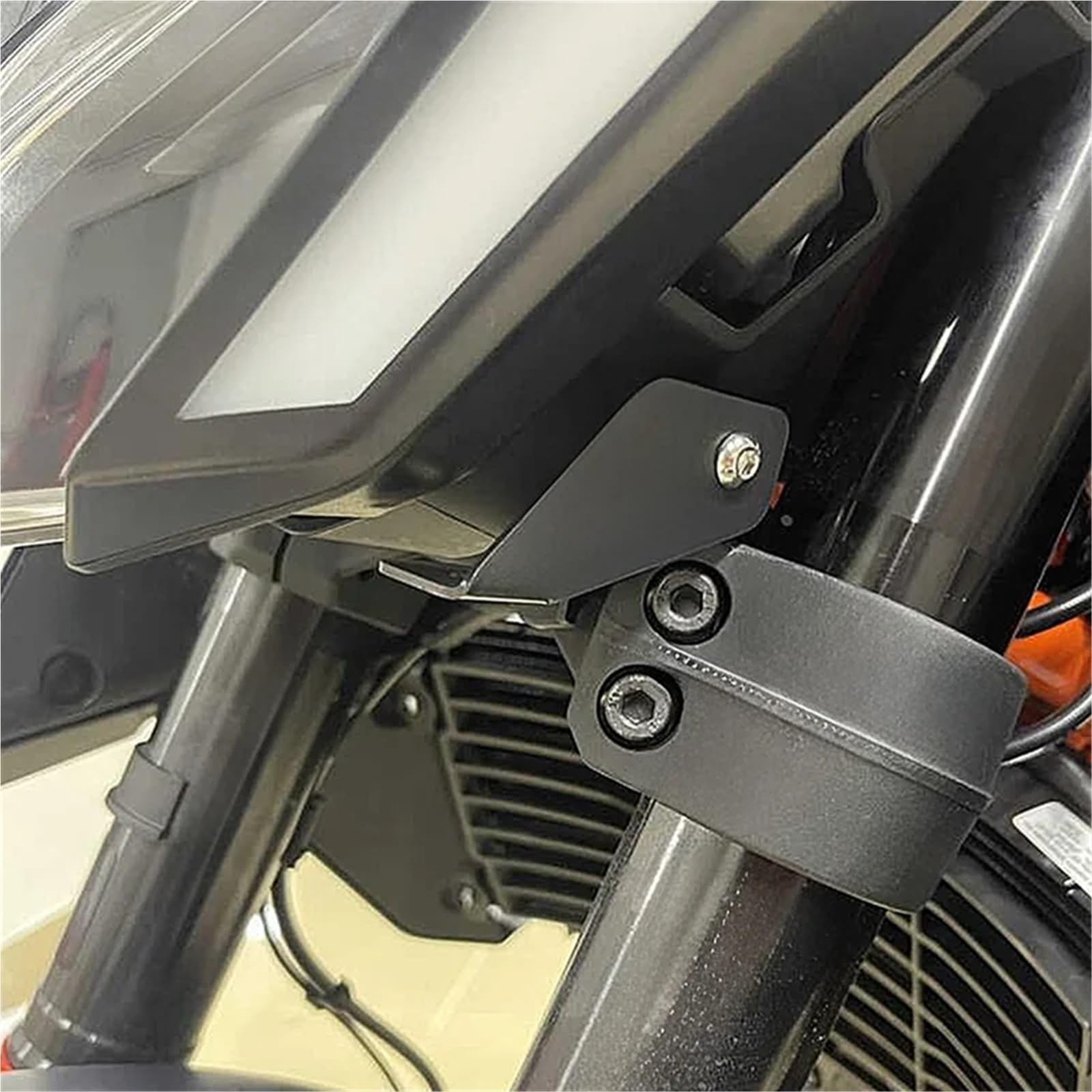 Compatible con DUKE 250/390 (2024-2025) - Soporte de montaje for faros antiniebla auxiliares de motocicleta, accesorios
