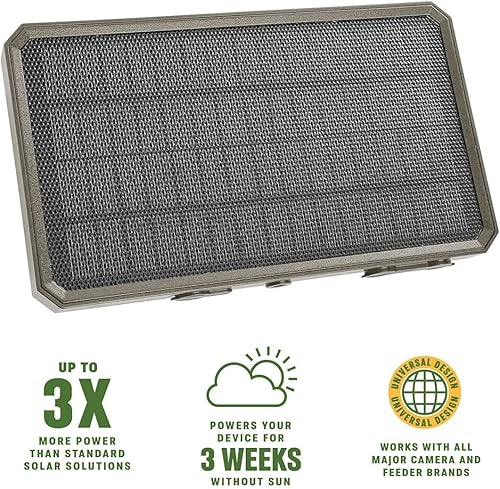 Miniatura 5 de Moultrie Mobile Edge - Paquete de 2 cámaras de rastreo celular con panel solar, conexión automática, cobertura nacional, video HD, audio integrado,