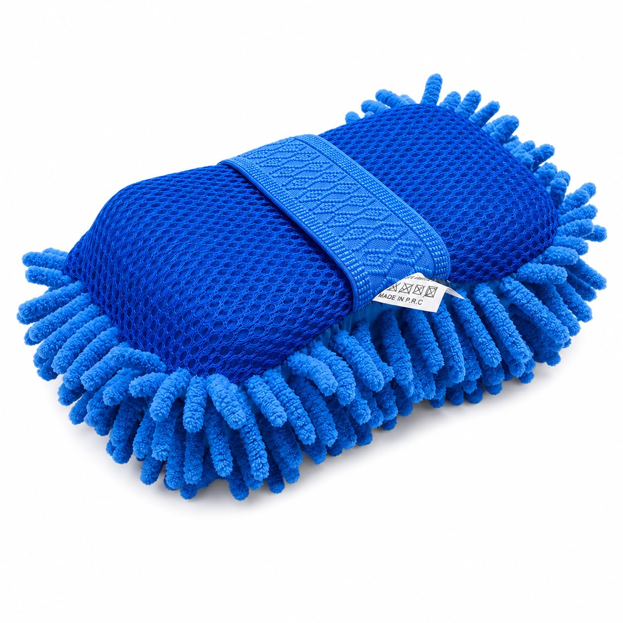 Microfiber Car Washing Sponge Brush, Scratch-Free Chenille Car Cleaning Sponge, Super Absorbent Car Wash Mitt for Car Bike SUV Truck, Multipurpose Cleaning Duster (Blue)-image-32