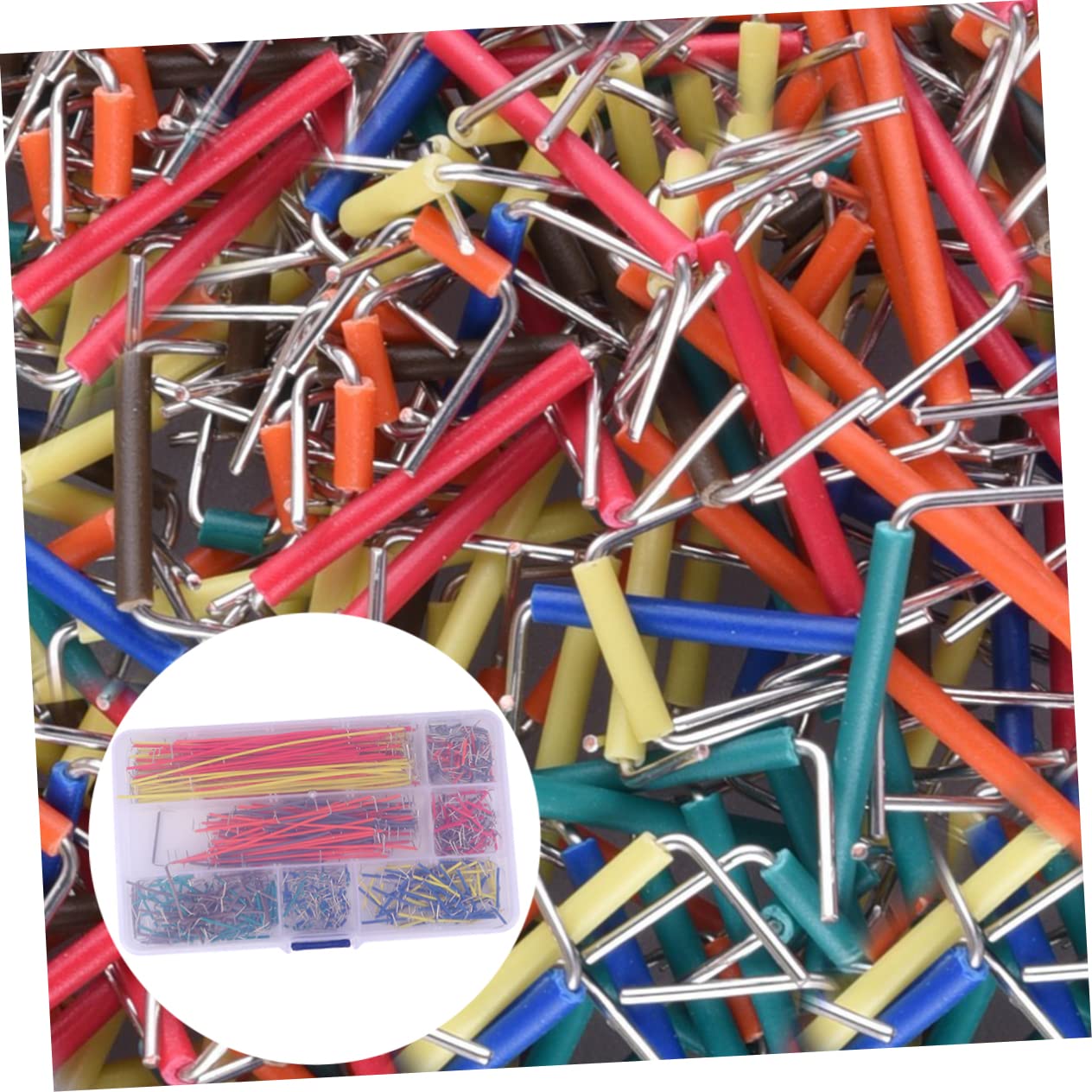1680pezzi Jumper Wire Assortiti Lunghezze Per Breadboard Di Cavi Preformati Con Scatola Per Prototipazione Elettrica e Circuiti Pcb