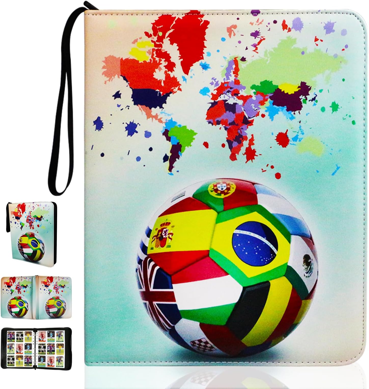 Lotvic Football Card Holder, 400 Pockets Football Card Binder, Football