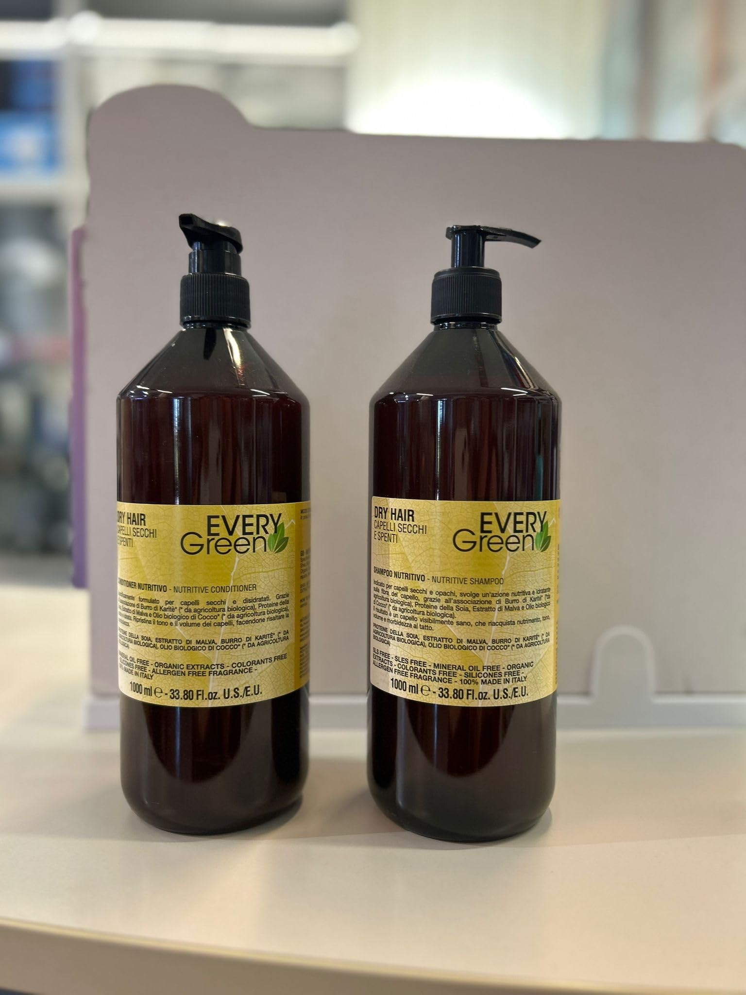 shampoo + conditioner DRY EVERY GREEN