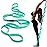 A AZURELIFE Premium Durable Stretch Straps with Loops, Stretching Strap for Physical Therapy, Multi-Loop Yoga Strap Fitness Exercise Strap for Yoga, Pilates, Dance, Flexibility&Exercise