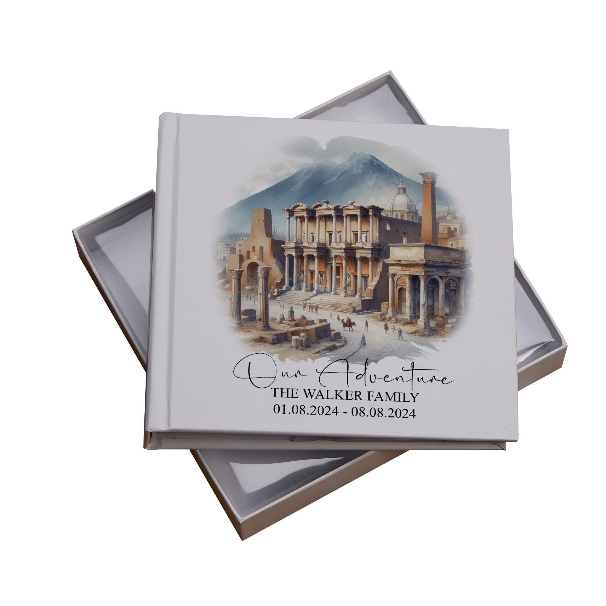 Personalised Italy Holiday Memory Adventure Photo Albums (Pompeii)