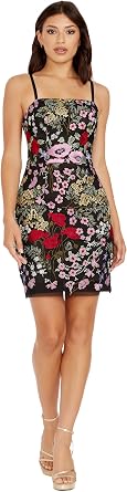 Dress The Population Womens Kyla Bodycon Mini Dress