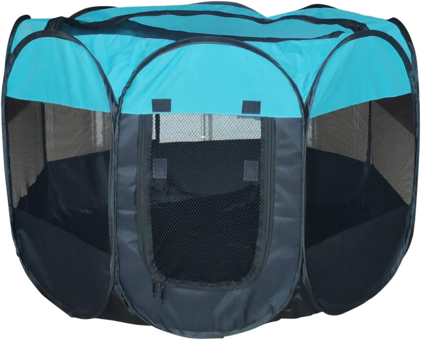 YoYo Moon Dog Cat Pet Playpen Exercise Puppy Play Pen Kennel 600d Oxford Cloth, 22.5" H, 36" D x 23" H, Black