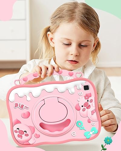 Vista 99 de Funda para iPad Air de 11 pulgadas M2 2024/M3 2025/Air 5ª/4ª generación, Pro 11 pulgadas, funda de silicona con soporte para iPad Air 10.9/Air5/Air4