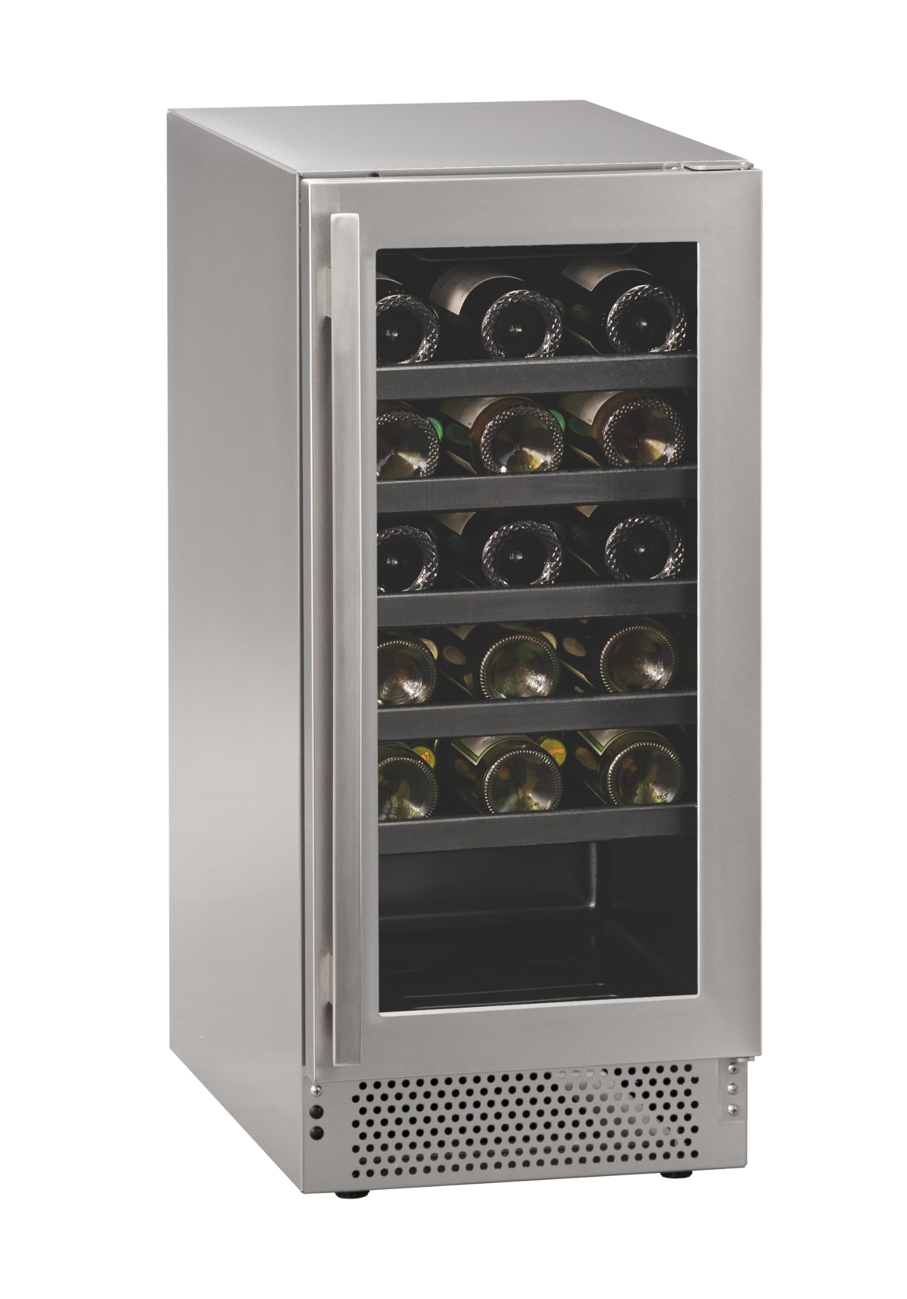 Marvel Northland Collection 15” Undercounter Wine Refrigerator, 5 Full-Extension Wine Racks, Stores Up To 25 Bottles Of Wine, Indoor/Outdoor Rated on Fridge.com - View 3
